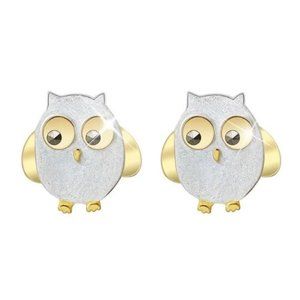 S925 Sterling Silver Owl Stud Earrings - Dainty Earrings - High Quality Material